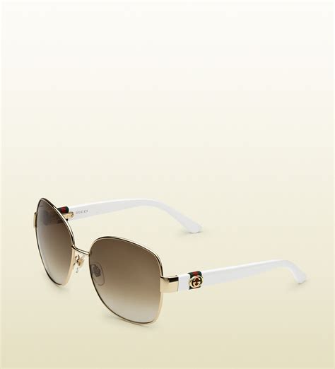 mens gucci gold sunglasses|Gucci sunglasses women gold.